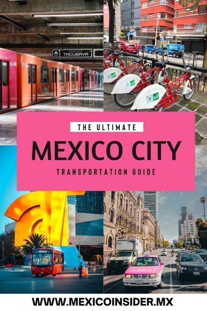 Save this guide to how to move around Mexico City for later!