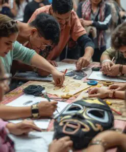 lucha libre mask workshop